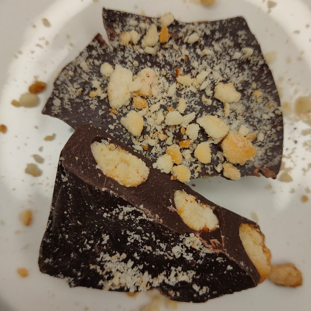 64% Dark Chocolate Biscuit Cake barks (Bean to Bar)