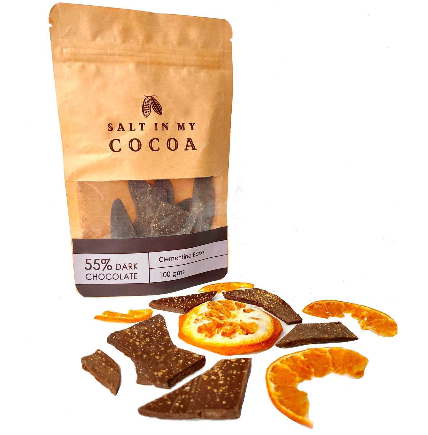50% Dark Clementine Barks