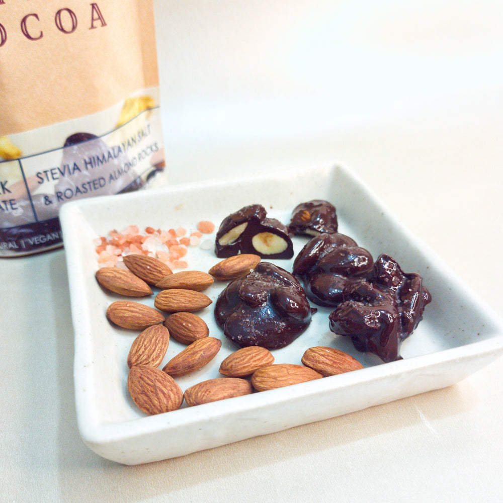 50% Himalayan Salt & Roasted Almond Rocks – Salt In My Cocoa