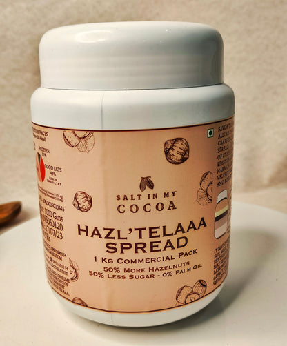 Hazl'telaaa Spread- 1 kg Commercial Pack