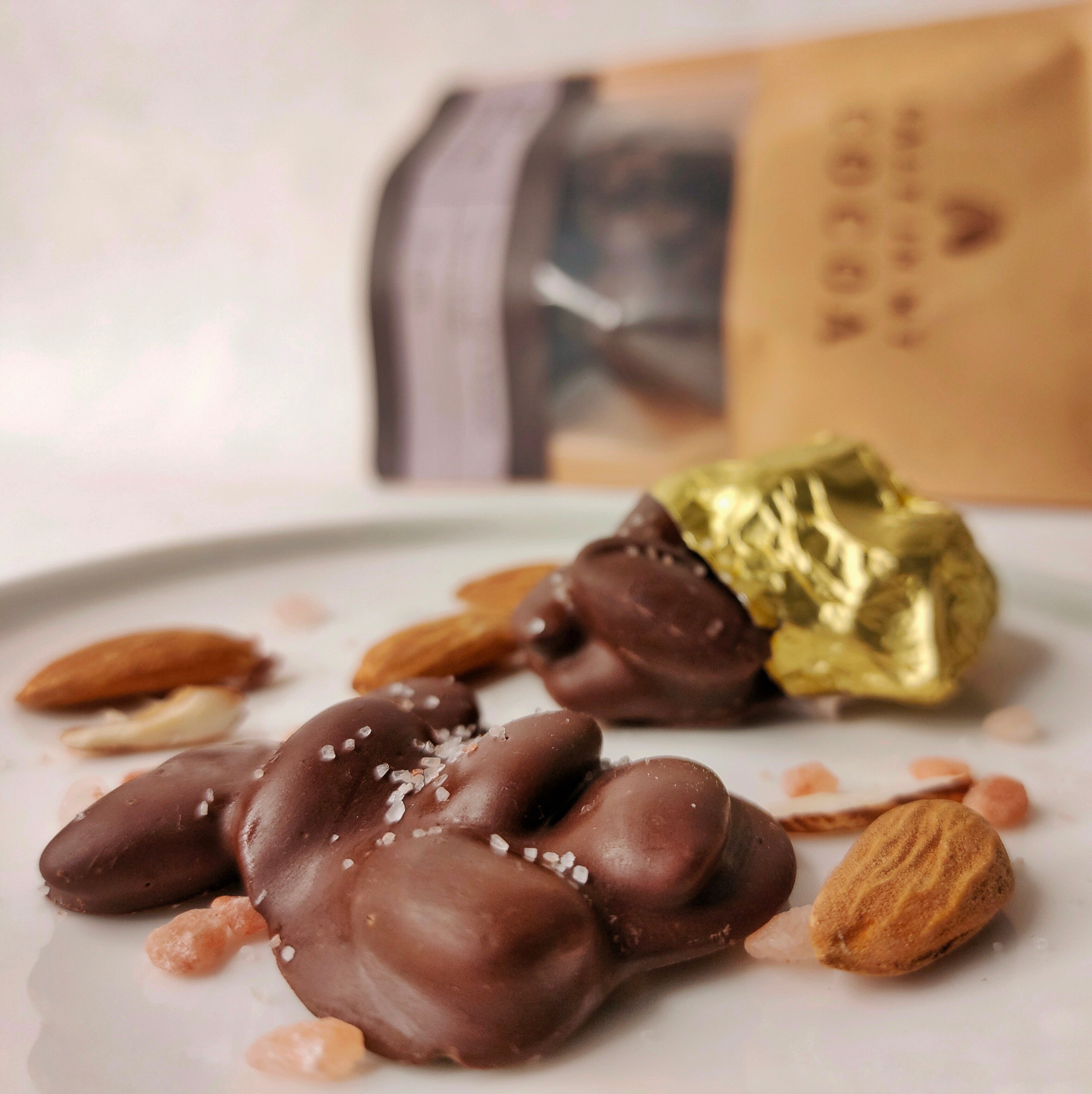 Aemond Rocks 50% Dark Himalayan Salt & Roasted Almond Rocks – Salt In My Cocoa