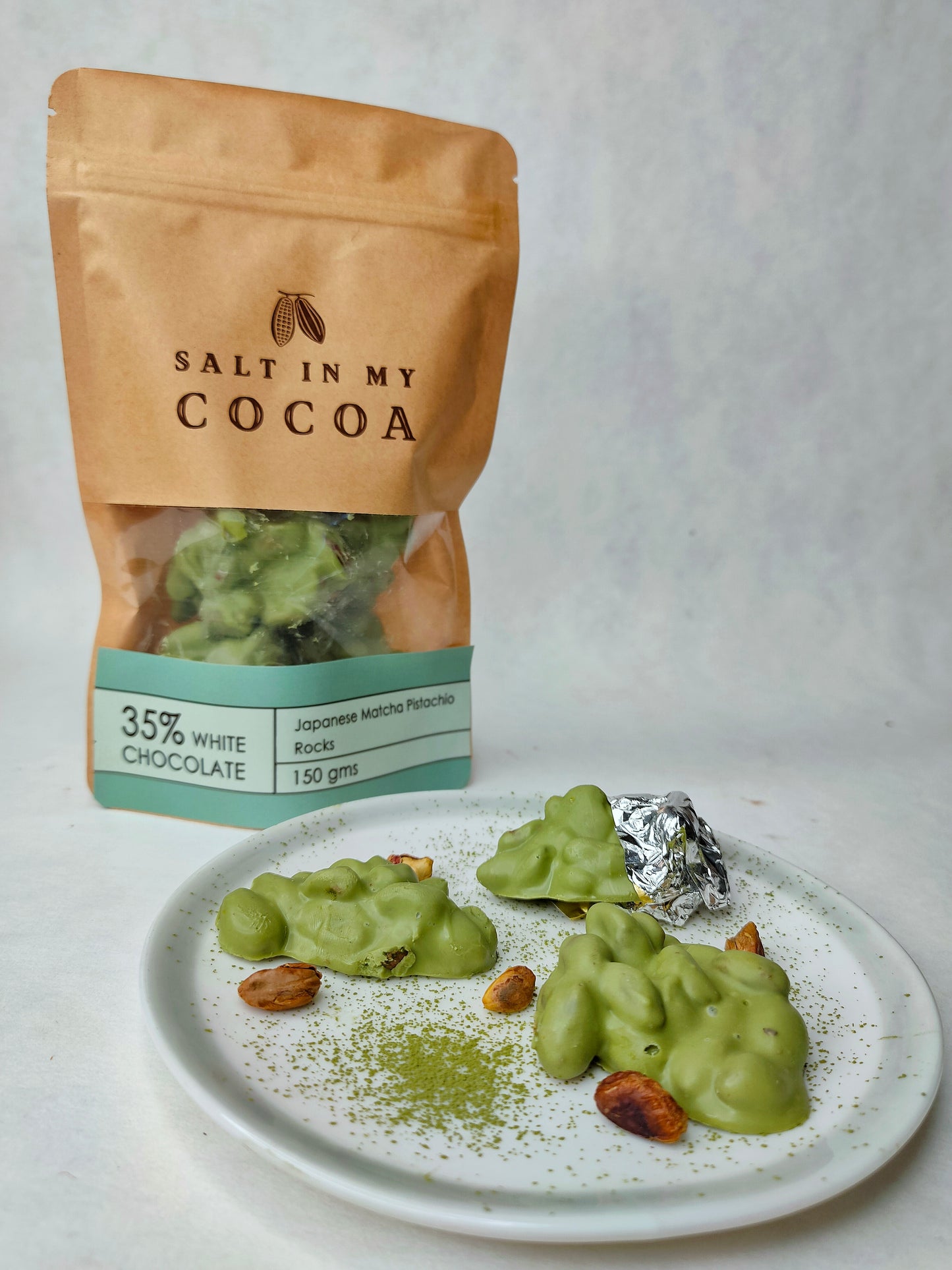 Japanese Matcha Pistachio Rocks