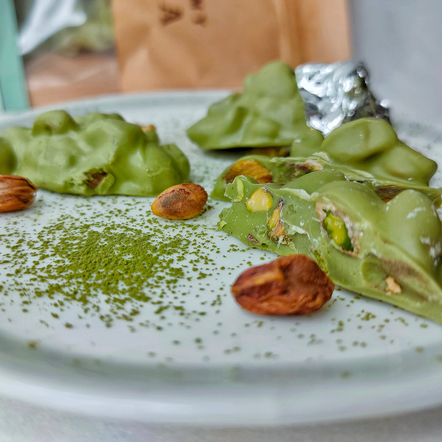 Japanese Matcha Pistachio Rocks