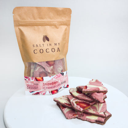 Strawberry Cheesecake barks