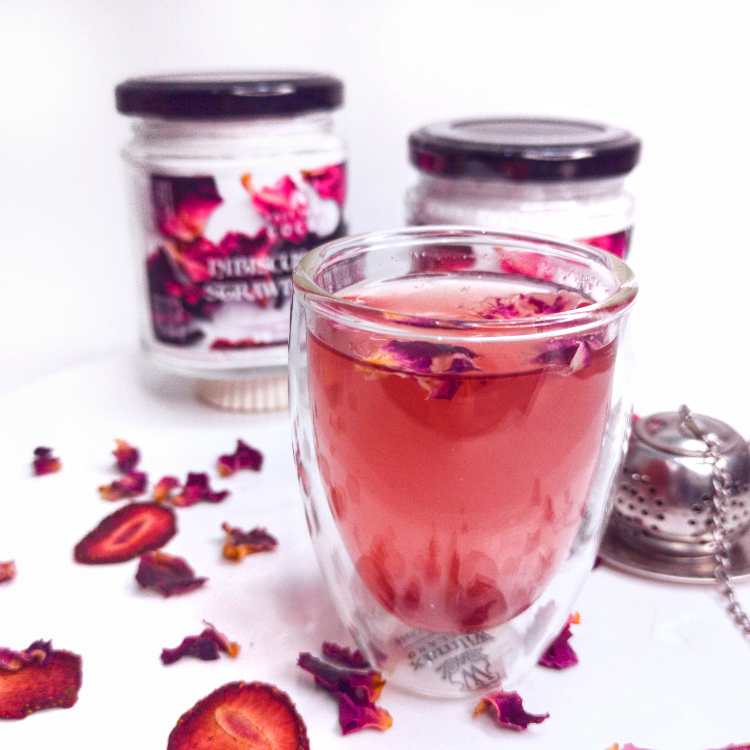 Hibiscus, Strawberry & Rose Tea Premix