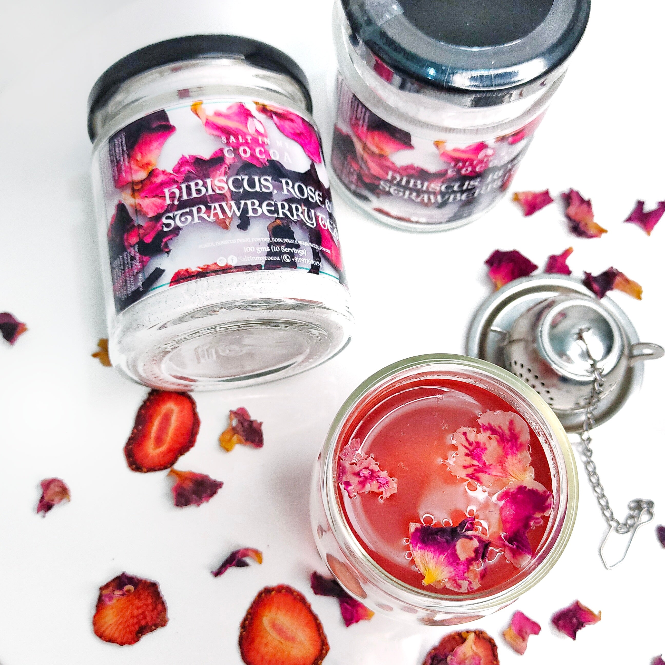 Hibiscus, Strawberry & Rose Tea Premix